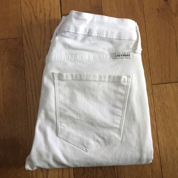 Lucky Brand White High-rise Cropped Jeans - Picture 1 of 4